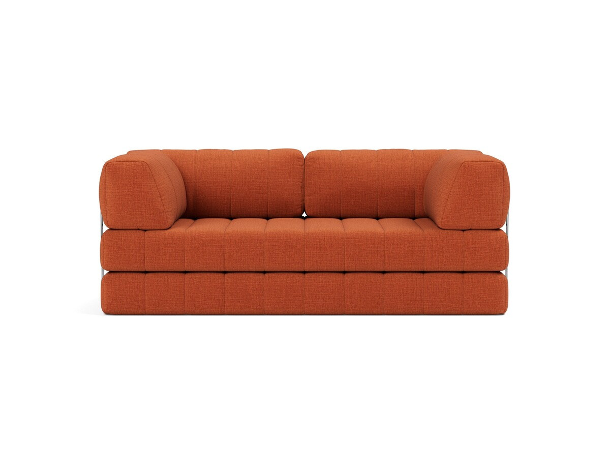 CozyPad Innovation Living version 208 cm, deux places, tissu 412 Esina Rust Orange