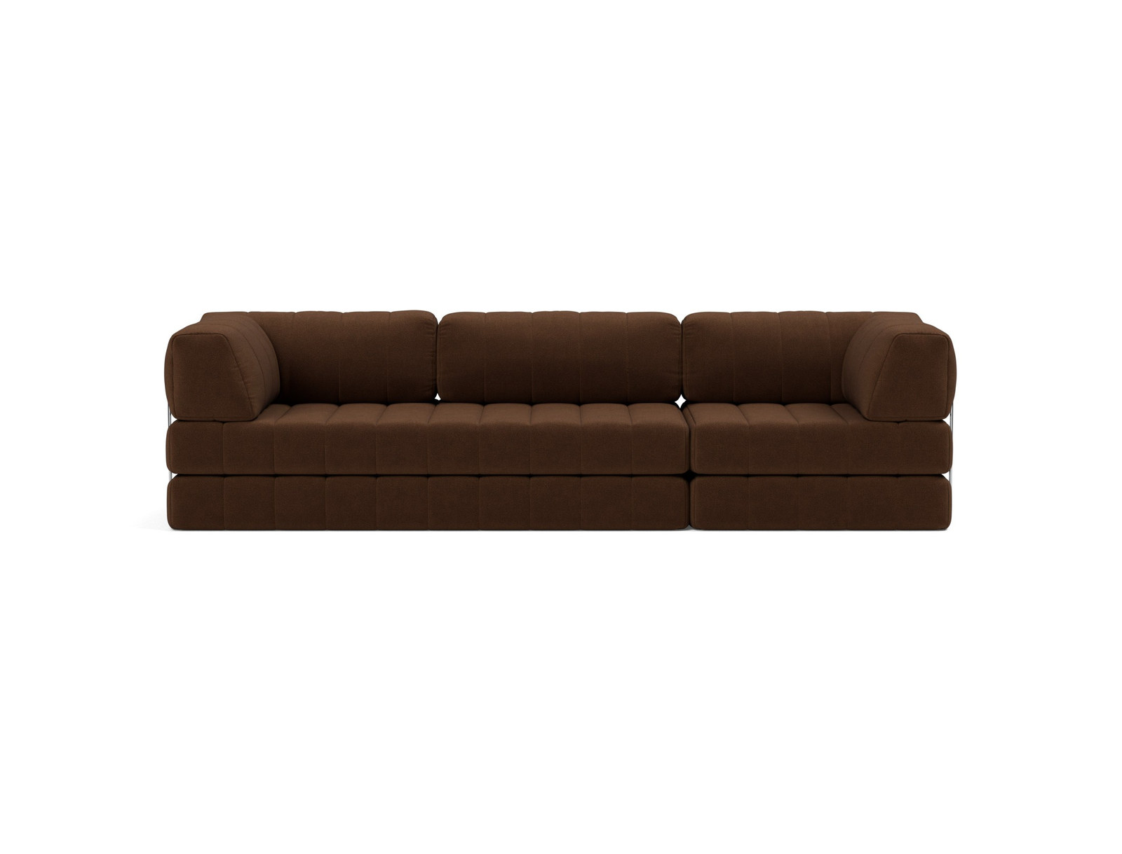 Canape convertible CozyPad Grand 312 cm en tissu 359 Taura Cappuccino