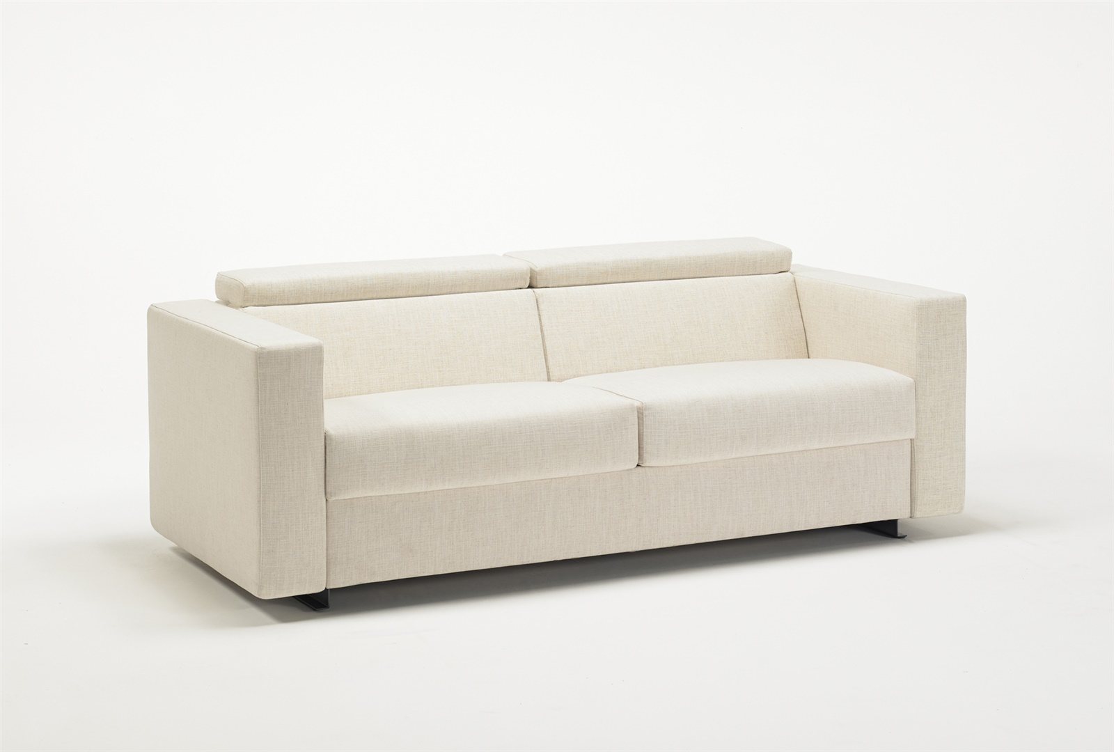Canapé convertible BK 103 dossier inclinable fermé, têtières abaissées