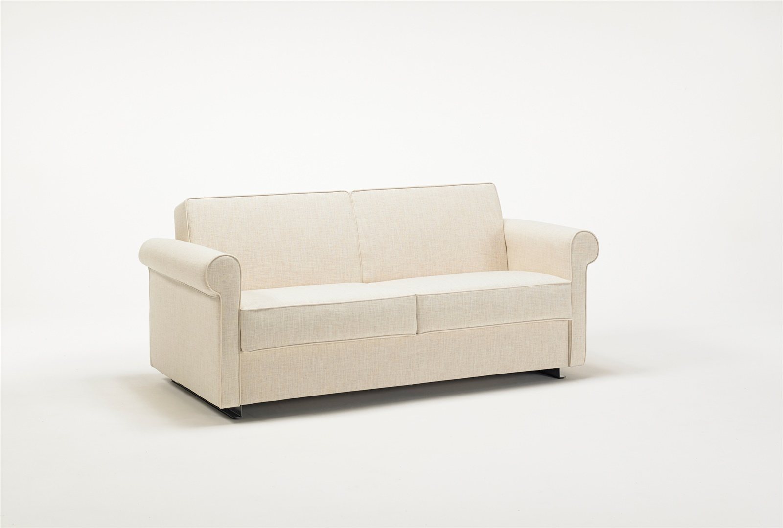 Canapé convertible BK 127 fermé, vu de trois quarts