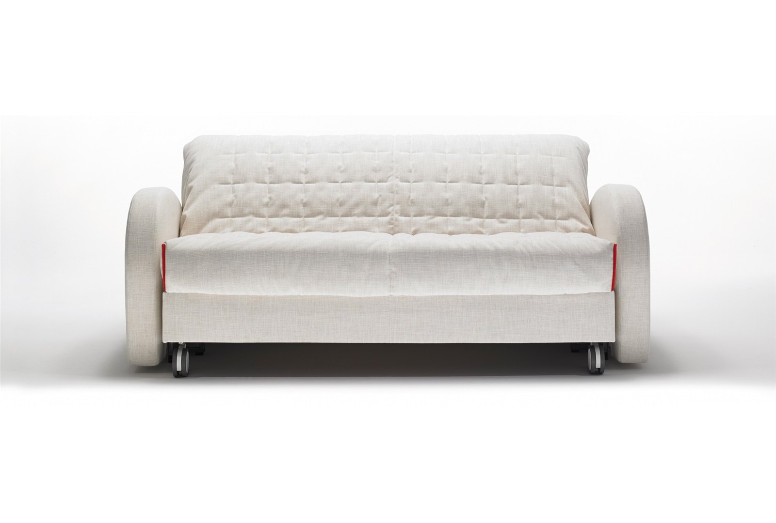 Canapé convertible BK 129 Vintage fermé, vu de face