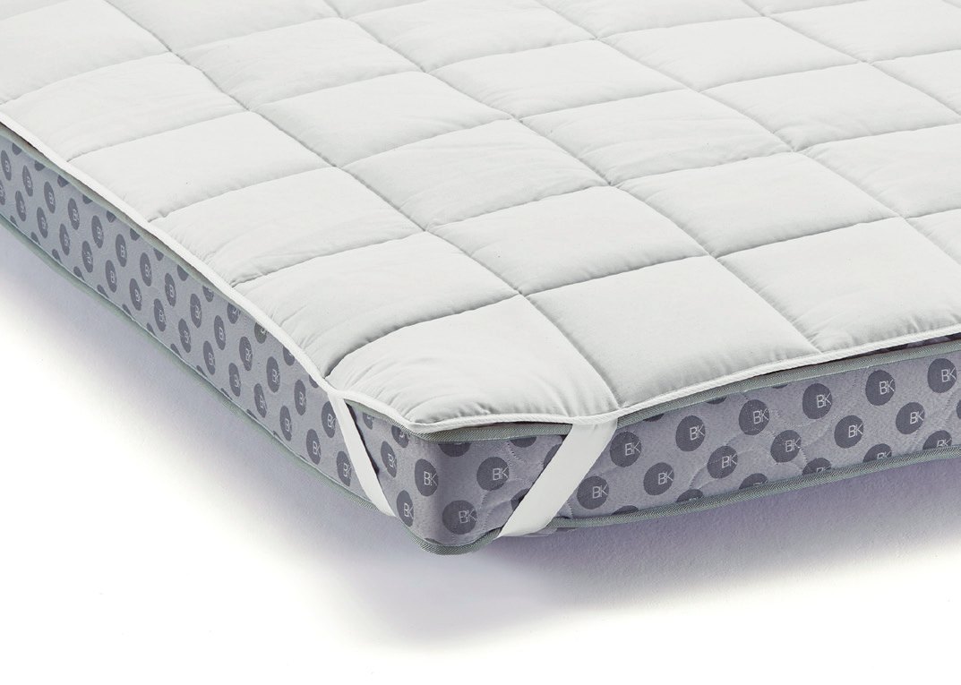 Surmatelas BK fixé par élastiques aux angles