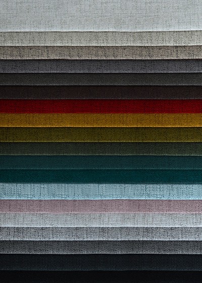 Nuancier du tissu BK Italia A171, 100 % polyester