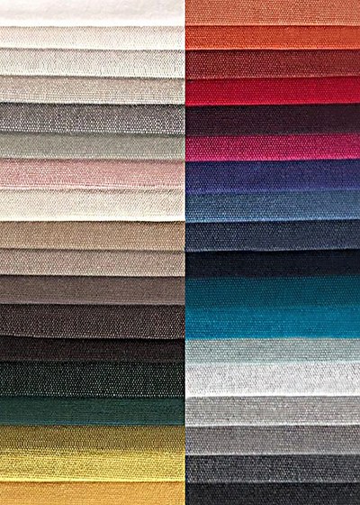 Nuancier du tissu BK Italia D176, 75 % coton, 25 % polyester
