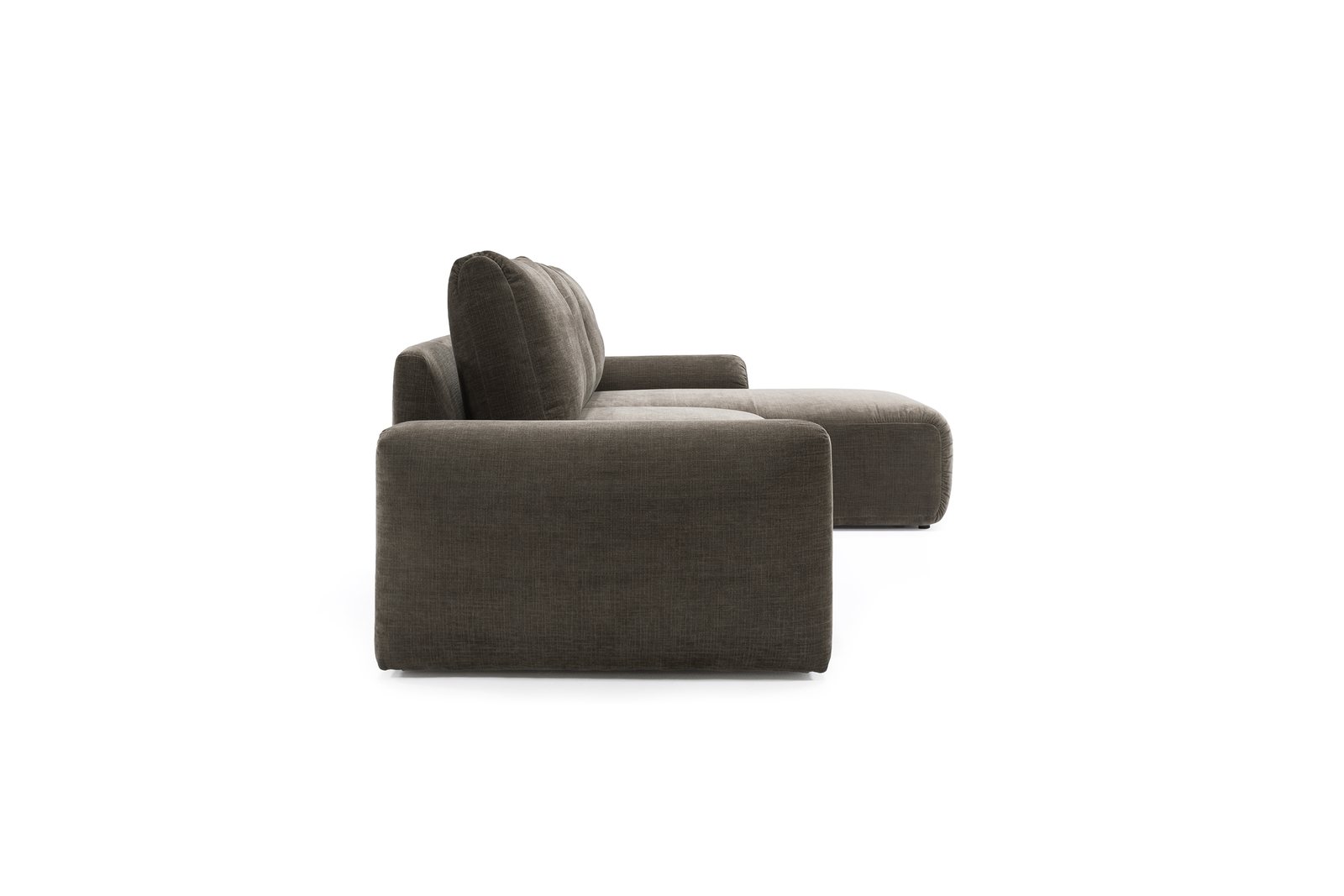 Accoudoir Chunky massif du canapé convertible d'angle Norum scandinave