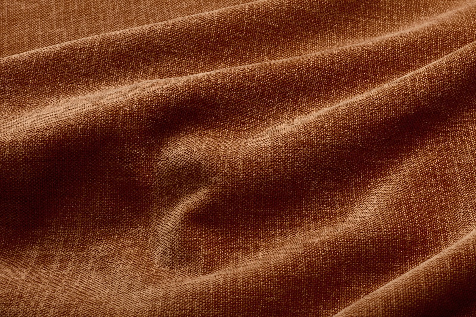 Gros plan du tissu Esina 412 orange rouille